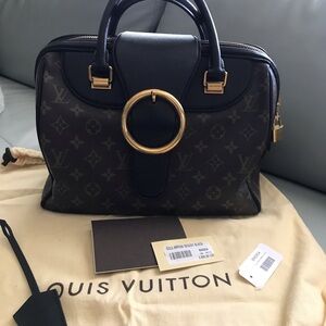 Louis Vuitton Black and Brown Women's Bag